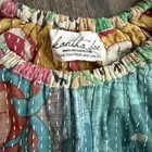Kantha Bae Vintage Cotton Kantha Patchwork Baby Ls Romper multi xl nwot 