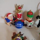 90 s Warner Brothers Looney Tunes Christmas Ornaments Tweety Sylvester Lot Of 12