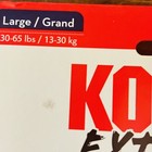 Kong Extreme Dog Chew Toy Sz Large 30-65lbs Black Naturalrubber Stuffer Enrich