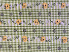 vintage Feed Sack  1930-50s Columns Of Yellow Roses With Tiny Green 42 l X 37 w