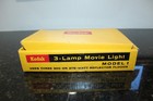 Vintage Kodak 3 Lamp Movie Light Model 1 In Original Box Working