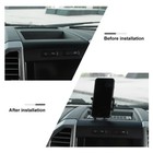 Alloy Phone Holder Console Dashboard Storage Bracket Mount For Ford F150 2015-20
