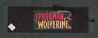 Spider-man   Wolverine Comic Book Art  Double Sided Laminated Bookmark  New 