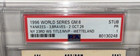 1996 World Series Game 6 Ticket Stub Psa Yankees Clinch 23rd Ws Title Wetteland