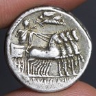 Sulla Denarius Ancient Roman Republic Silver Coin 82bc Manlius Torquatus Toning