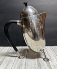 Planetes French Atomic Mcm Style Coffee Pot Stainless Steel Rare France