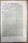 1757 French   Indian War Newspaper Military Campaign Fort Detroit Michigan Terr 