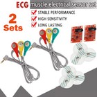 2x Signal Pulse Heart Ecg Sensor Monitor Detector Module For Arduino Controller