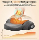3in1 Rechargeable Heated Neck Massager Pillow heat  Massage  Electric Stretch