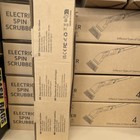 Rechargeable Cordless Electric Spin Scrubber For Cleaning W  4 Plastic Brushes