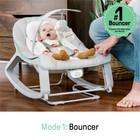 Keep Cozy 3-in-1 Vibrating Infant  Bouncer And Rocker Chair  Multicolor