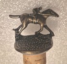 Blanton   s Bourbon Whiskey Cork Bottle Stopper W race Horse   Jockey  a 