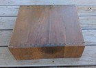 Vtg Antique Two Drawer Oak Library Card Catalog Index File Cabinet Wood Box