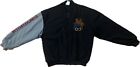 Vintage 80s Adidas 1952 Olympics Stockholm Helsinki Bomber Jacket Size M