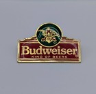 Vintage Anheuser Busch Budweiser King Of Beers Advertisment Lapel Pin Vtg Brewer