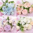 1 2x 7 Heads Artificial Hydrangea Flowers Silk Bouquet Party Wedding Home Decor
