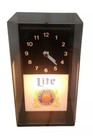 Vintage Miller Brewing Company Lite Cube Clock Beer Light   Clock Works Electric
