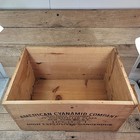 Vintage American Cyanamid Company Explosives-dangerous Crate Box Wood Dynamite