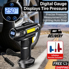 150psi Car Air Tire Pump Inflator Compressor Led Digital Electric Handheld Usa