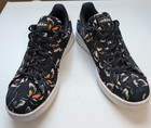 Adidas X Farm Rio Court Sneakers-women   s 9 5-black Butterfly Print Canvas-lowtop