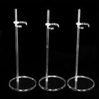 3sets Transparent Acrylic Support For 11 5  1 6 Doll Display Holder  Fixed Base