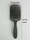 1pc Elastic Paint Massage Comb - Hollow Design Hair Brush For Daily Use-new