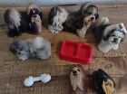   lot Of 6 Shih Tzu Dog Collectible Figurines And Toys