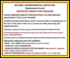 Cia - Career Commendation Commemorative Medal Certificate Type-1