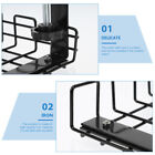 Under Desk Cable Management Tray  No Drill Steel Desk Cable Organizers