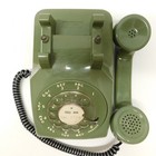 Vintage Bell System Western Electric Green Rotary Dial Telephone 500dm Untested