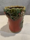 Vintage Ceramic Santa Boot Flower Planter Christmas Floral Arrangement