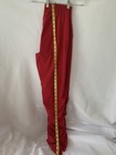 Dance Pants Elastic Waist Ruched Leg Red Adult Small Unisex Balera