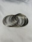 100 Loop Wire Bracelet Memory Wire Bracelet Wire For Beads Jewelry Wire Silver
