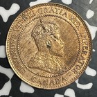 1908 Canada Large Cent Lot e8589 Beautiful Detail  Old Cleaning