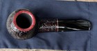Savinelli Roma Rusticated Author  320 Ks  6mm Filter Pipe - New