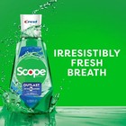 Crest Scope Outlast Fluoride Mouthwash  Fresh Mint Oral Rinse  1l  2 Pack