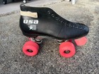 Vintage Riedell 122 Usa Roller Skates Womens 7 Shooting Star Speed Pink