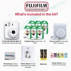 Fujifilm Instax Mini 12 Instant Film Camera  clay White  Bundle