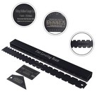 4 Pcs Luthier Tools Guitar Neck Straight Edge Fret Leveling Beam Ruler Kit Set