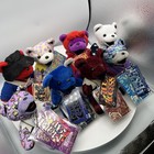 Vtg Liquid Blue Grateful Dead Bean Bear Plush Lot Of 8 Nwt   Limited Editons