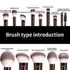 13pcs Makeup Brush Set Foundation Concealer Powder Eyeshadow Blush Kabuki Tools