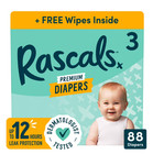 2 Box Rascals Premium Absorbent Baby Diapers Size 3  88 Count Box