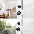 Exterior Door Lock Set  deadbolt Lock And Door Knob Set  Keyed Alike black 2pack