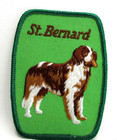 Vintage St Bernard Canine Dog Breed Jacket Patch Retro 1970 s New Old Stock Nos