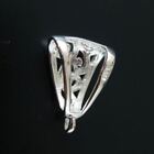 Sterling Silver Fancy Pendant Bail Connector 18mm