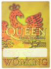 Queen   Paul Rodgers North American Tour 2006  Cloth Working Backstage Pass
