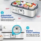 Ultimate Probiotic Yogurt Maker With Adjustable Temperature   Time Control With