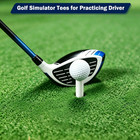 9 Pack Rubber Golf Tees For Mats Indoor Simulators Driving Range Mixed Sizes