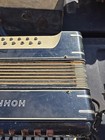 Vintage Black And White Hohner Accordion