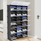 12-tier Portable 72 Pair Shoe Rack Tower Shelf Storage Cabine Organizer 36 Grids